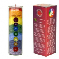 7 Chakra Kerze mit ätherischen Ölen